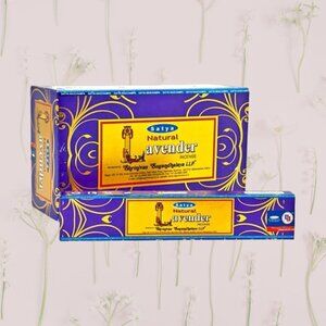 Satya Natural Lavender Incense Sticks 15g & 100g Boxes